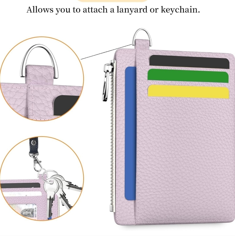 Lavender Card Holder Wallet